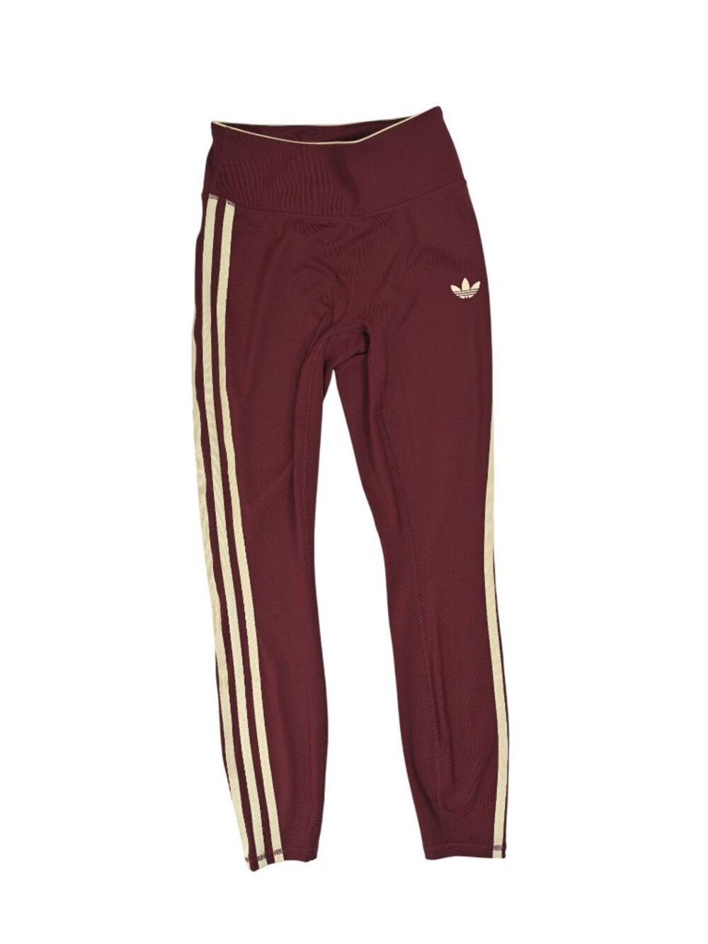 adidas Originals Sport Superstar 7/8 Leggings in Maroon